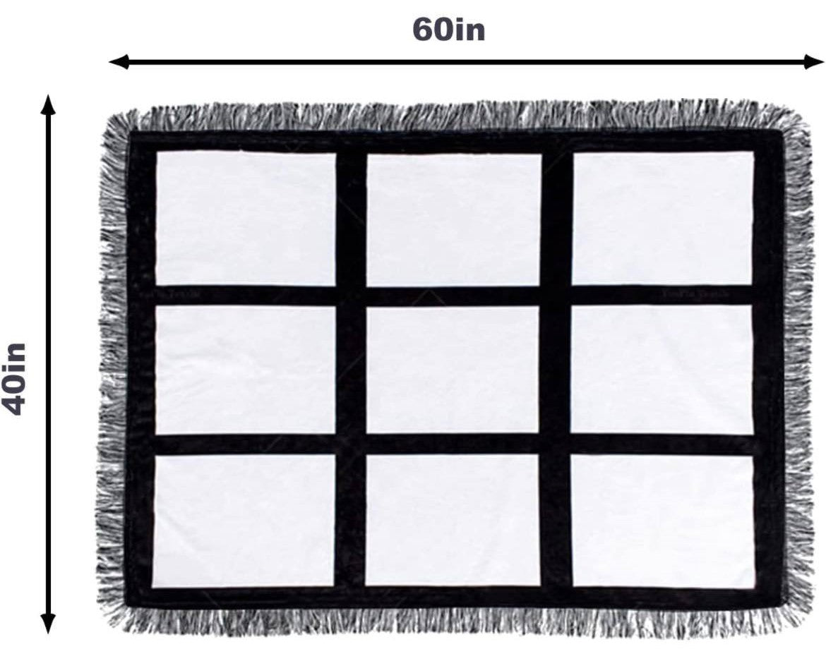9 Panel Photo Blanket