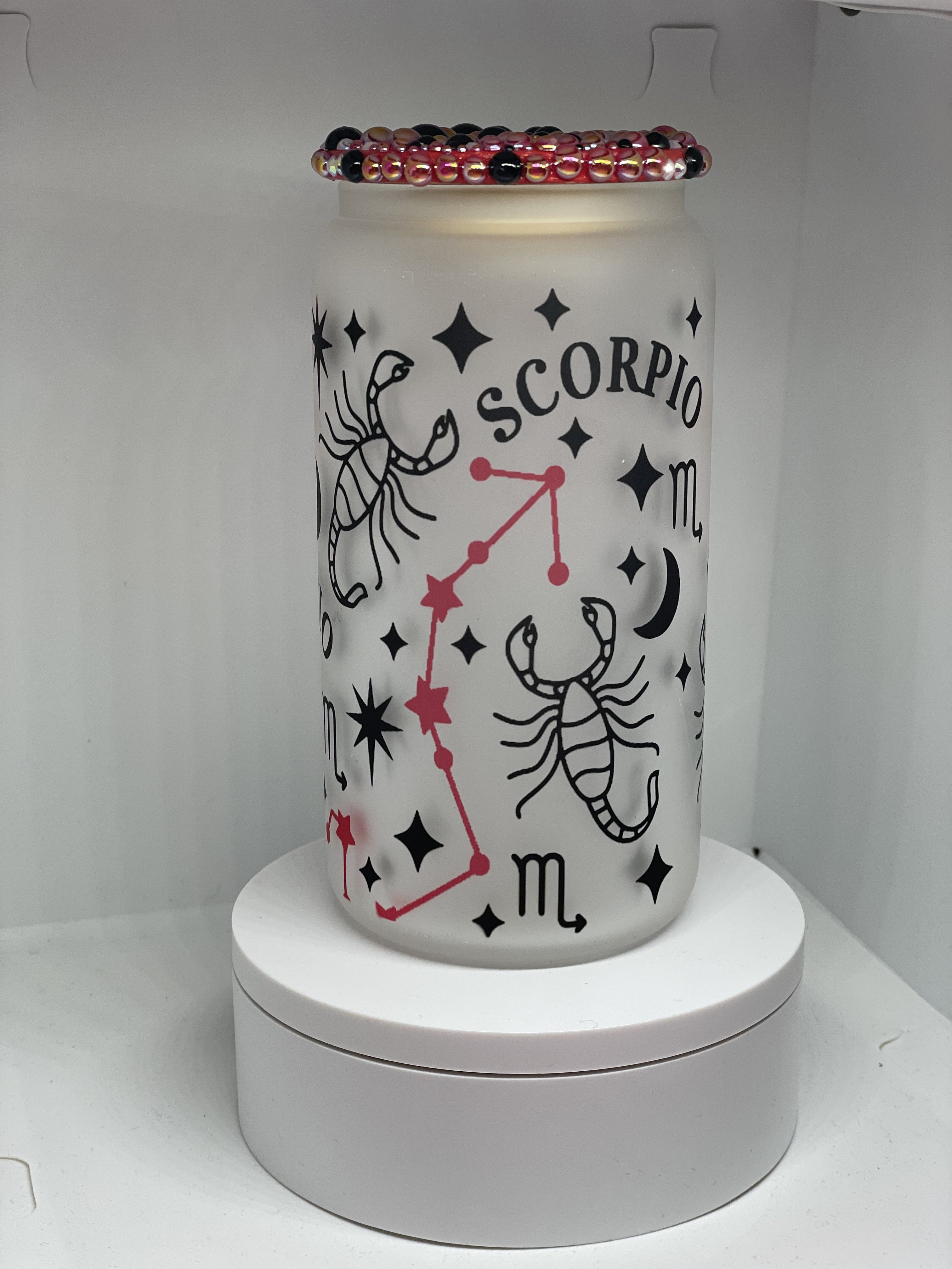 Scorpio Glass Cup