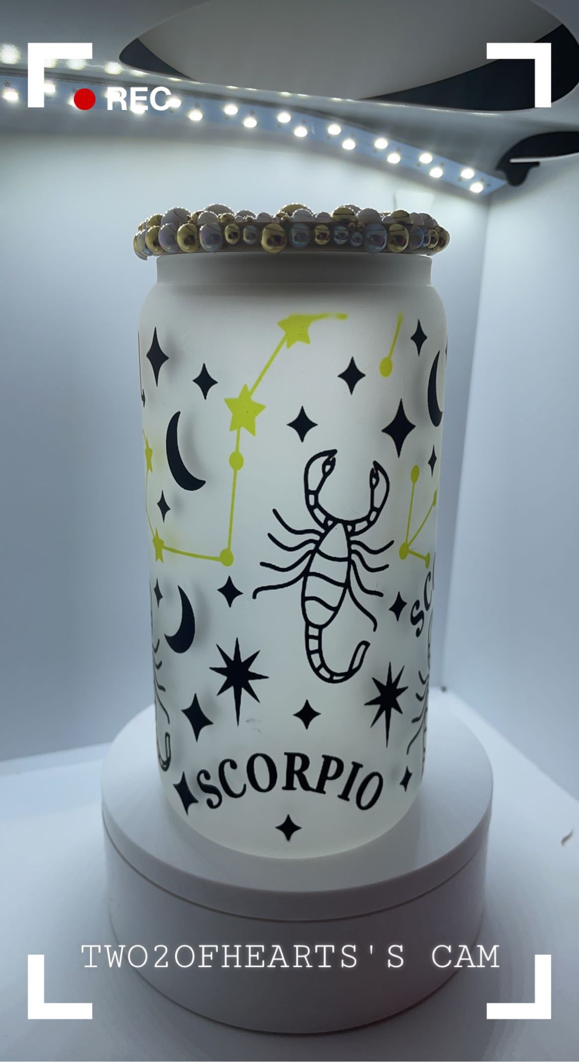 Scorpio Glass Cup