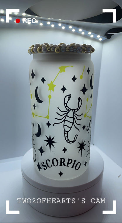Scorpio Glass Cup