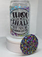 Thou Shall Not Try Me Glass Cup