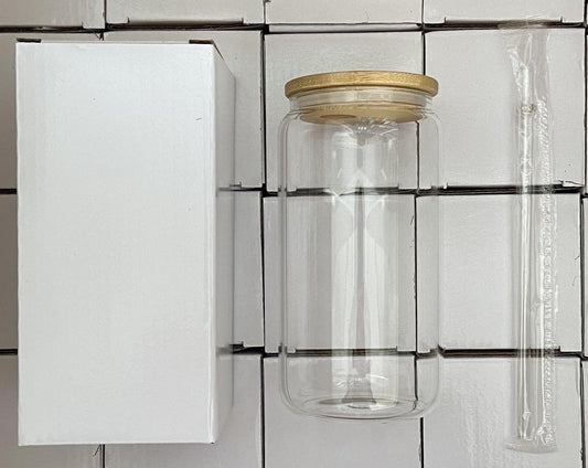 Custom Clear Glass Cup